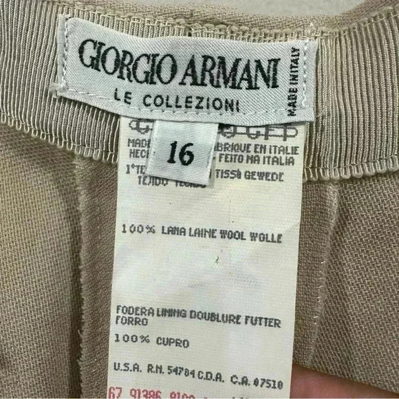 Giorgio Armani Le Collezioni Pants Size 16 - Picture 7 of 11
